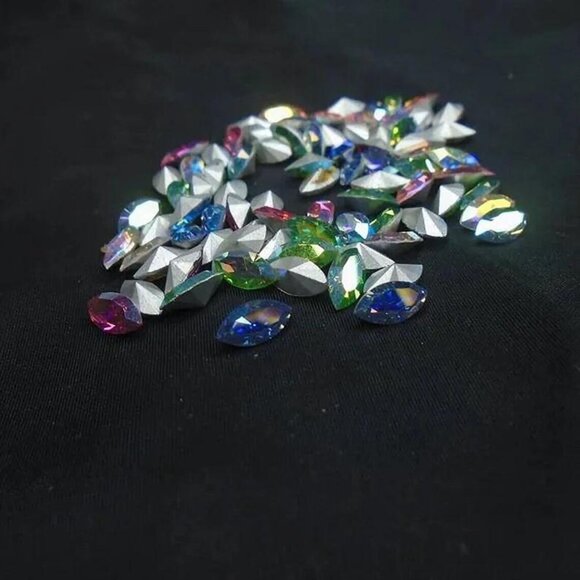 Aurora Rhinestones, Marquis Navette & Pear Shaped, 6 x 3, 7 x 3 Reseller Lot? - Picture 2 of 8